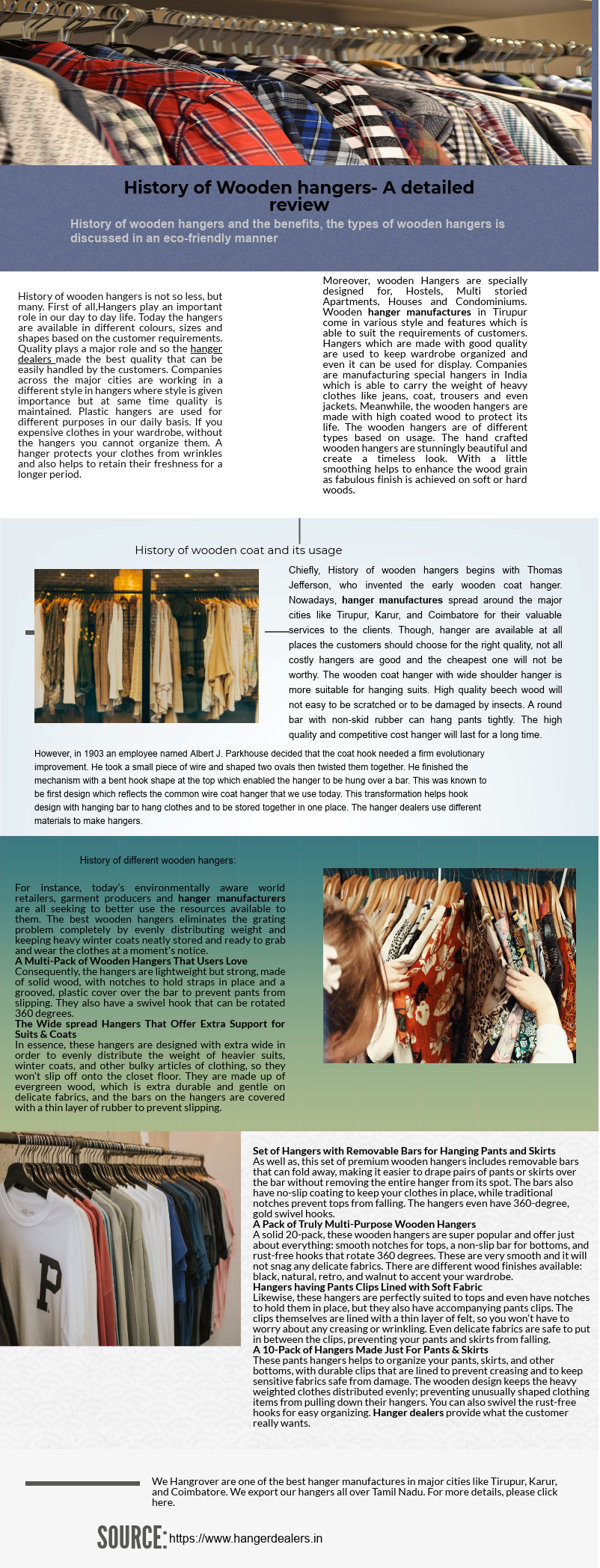 History of Wooden hangers A detailed review of hangers